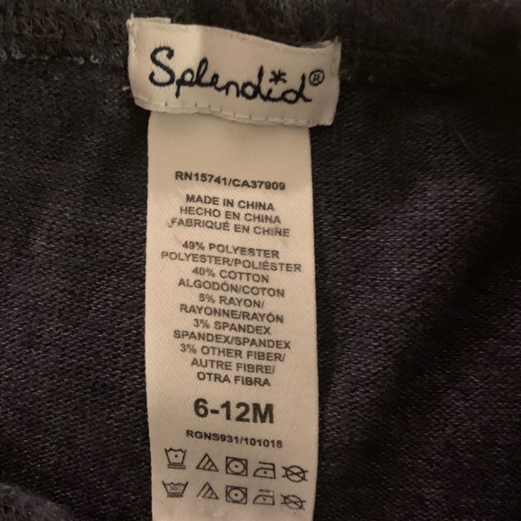 splendid dark grey star print leggings - Picture 2 of 3